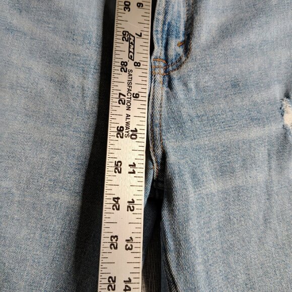 Abercrombie Fitch Jeans Womens Size 26x27 Distressed Ultra High Rise Straight - Picture 5 of 11